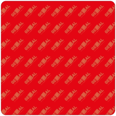 blanco bord vierkant Rood