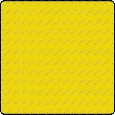 blanco bord vierkant Geel fluor