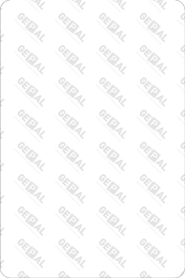 Blanco bord rechthoek Wit (staand)