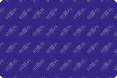 Digiprint bord driehoek Blauw