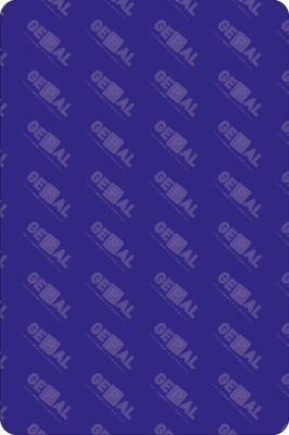 Blanco bord rechthoek Blauw (staand)