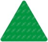 Blanco bord driehoek Groen