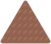 Blanco bord driehoek Bruin