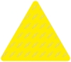 Blanco bord driehoek Geel