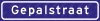 Straatnaamkoker 1 regel