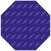 Digiprint bord achtkant Blauw