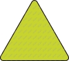 Blanco bord driehoek Groen fluor