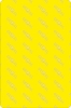 Blanco bord rechthoek Geel (staand)
