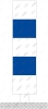 BB21 Wit-blauw