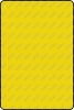 Blanco bord rechthoek Geel fluor (staand)
